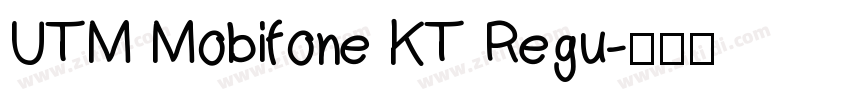 UTM Mobifone KT Regu字体转换